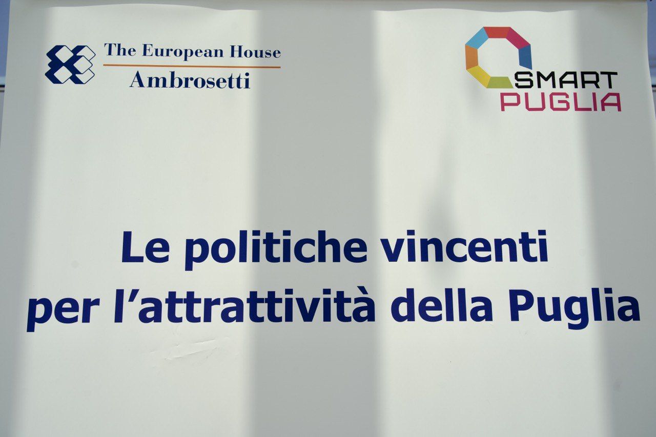 Tavola rotonda plenaria Ambrosetti “Le politiche vincenti per l’attrattività della Puglia”