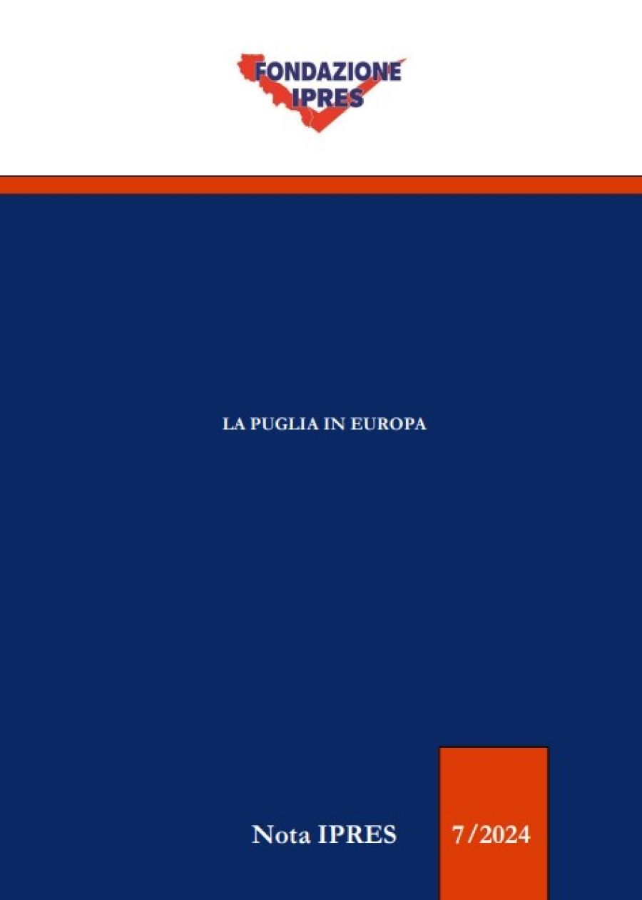 Ipres: Puglia regione italiana col maggior incremento degli investimenti fissi lordi, terza in Europa tra i territori destinatari delle politiche di coesione