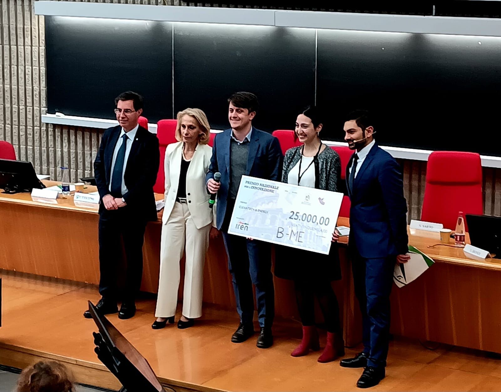 Premio Nazionale per l’innovazione. Il Team pugliese B-ME vince nella categoria Cleantech&Energy. Menzione speciale ASVIS a Neo Geo, sostenuta da Puglia Sviluppo per il partner scientifico