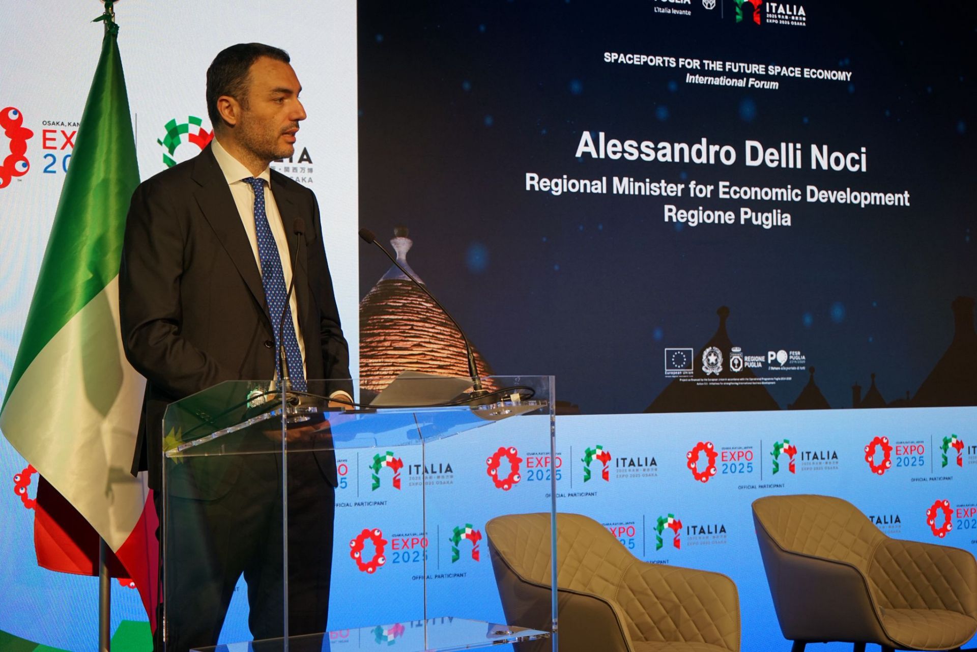 La Regione Puglia a Expo 2025 Osaka: tra cultura, space economy e sviluppo economico integrato La Regione Puglia a Expo 2025 Osaka: tra cultura, space economy e sviluppo economico integrato