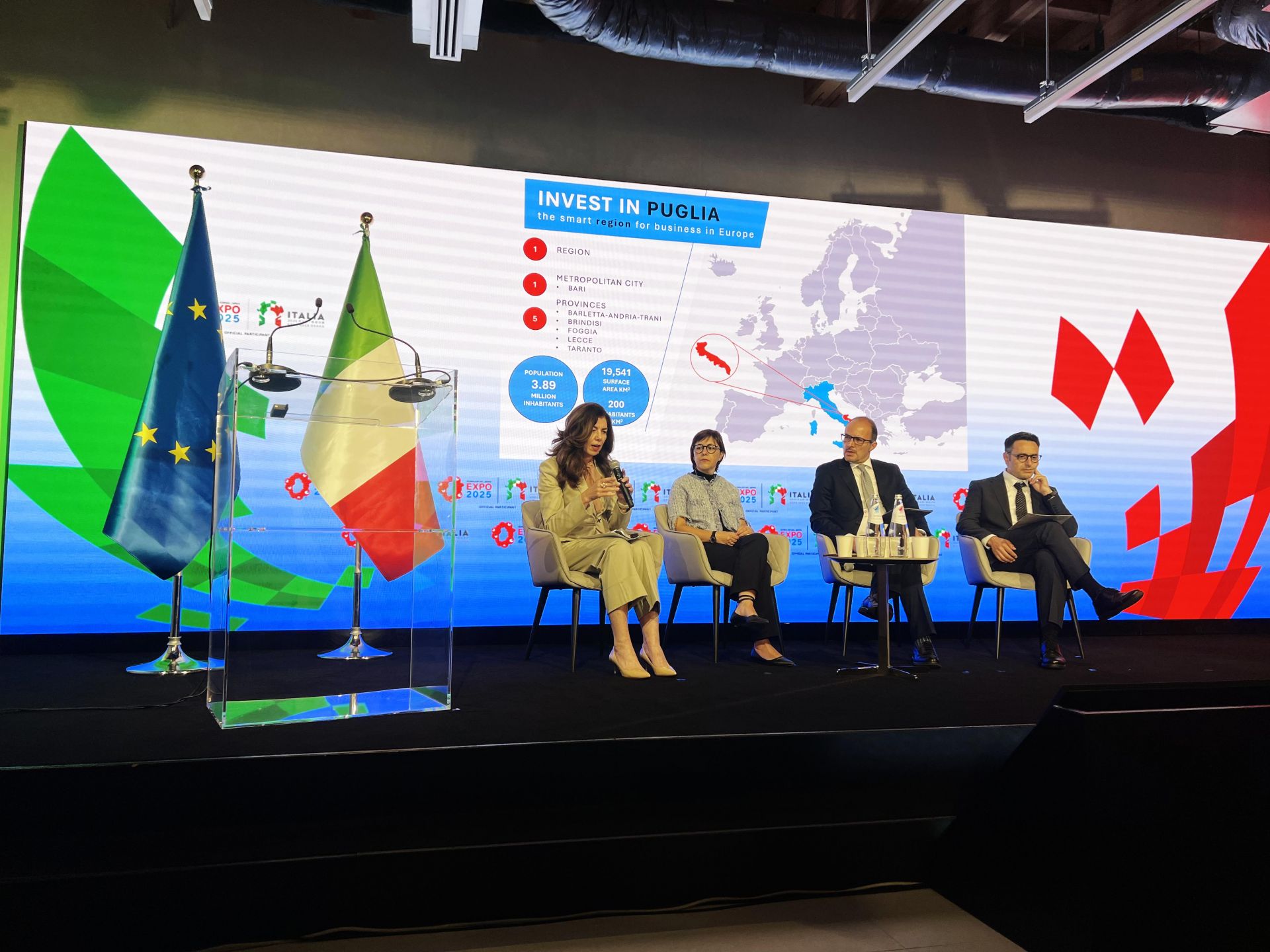 Expo 2025 Osaka. La Puglia presenta agli investitori le opportunità di business nell’aerospazio, nelle energie rinnovabili, nel biotech e nelle startup tecnologiche