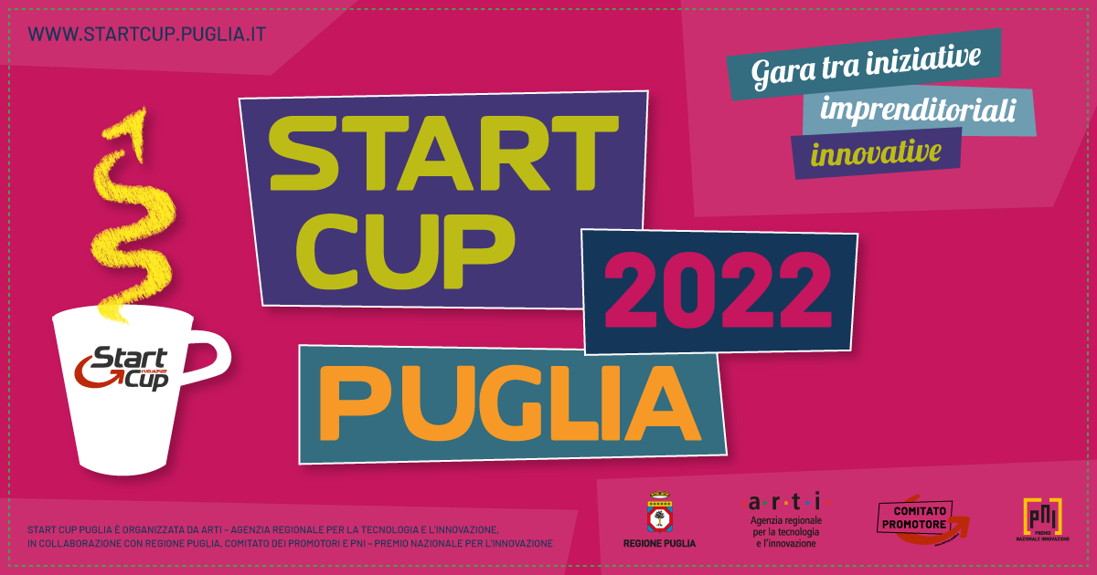 Al via Start Cup Puglia. Online il regolamento della quindicesima edizione. Puglia Sviluppo nel comitato promotore