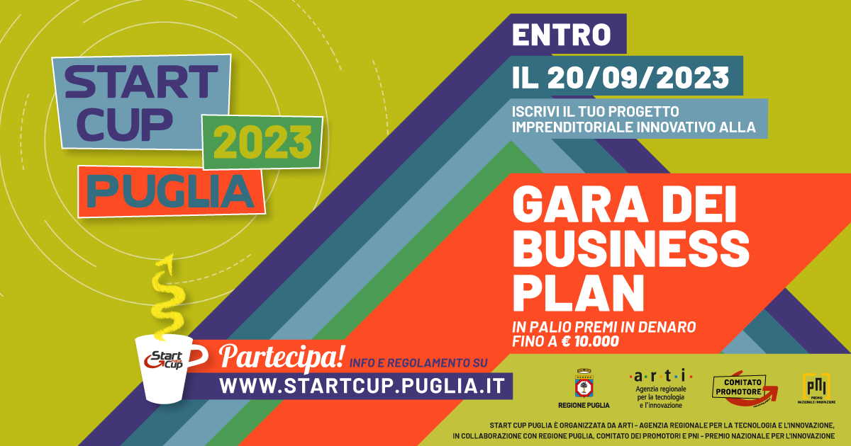 Start Cup Puglia 2023. Ecco i premi in palio