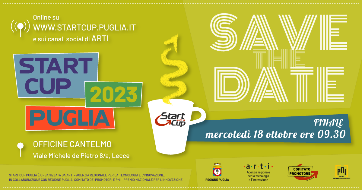 Start Cup Puglia 2023, il  programma dell’evento e le modalità di partecipazione