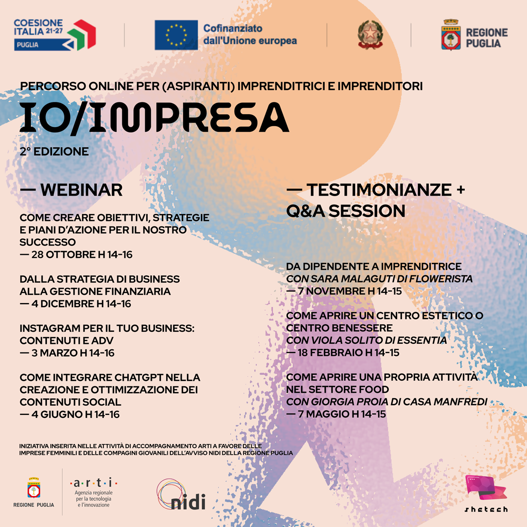 Riparte il programma di accompagnamento Nidi “IO/Impresa – crescere con il tuo business”