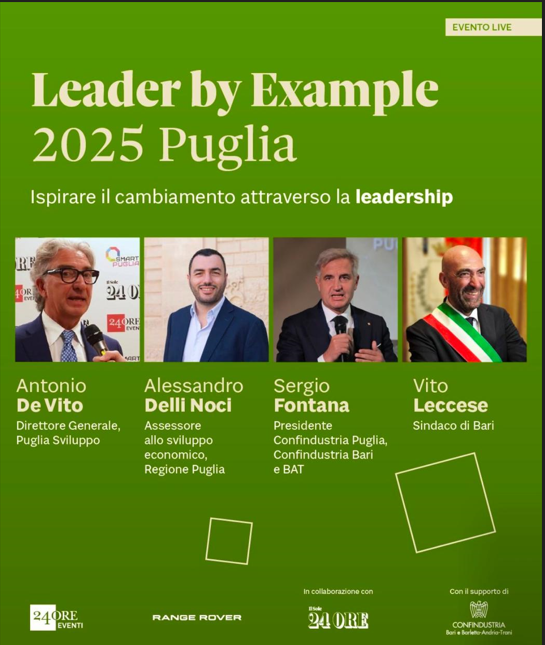 A Bari il Roadshow del Il Sole 24 Ore dedicato al ruolo della leadership come impulso all’innovazione