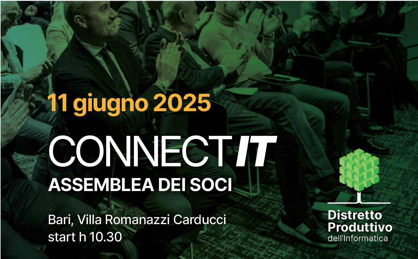 Puglia Sviluppo partecipa alla sessione dedicata alle Iniziative regionali nel comparto IT nel corso di Connect It, Assemblea dei Soci del Distretto Produttivo dell’Informatica Pugliese