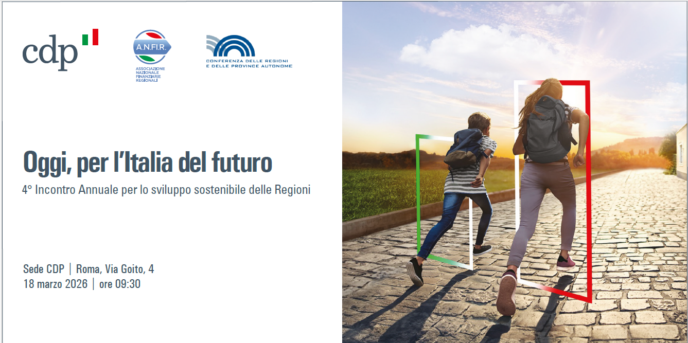 “Oggi, per l’Italia del futuro - 4° Incontro Annuale per lo sviluppo sostenibile delle Regioni”. Interviene il direttore generale di Puglia Sviluppo Antonio De Vito